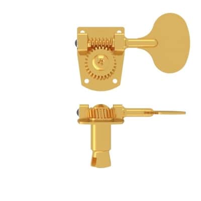 NEW Hipshot HB7 BASS TUNER - LOLLIPOP KEY - GOLD 20710LG image 1