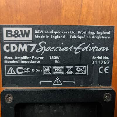 B&W - CDM-7 Special Edition (SE) - Rare and Legendary Speaker set - Bowers & Wilkins image 13