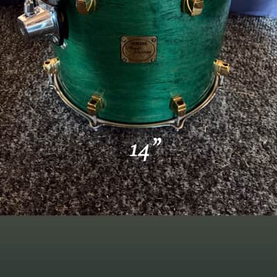 Yamaha Maple Custom 90s - Emerald Green 6-Piece image 13
