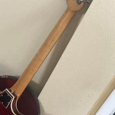 Vintage Ovation Typhoon Bass 1222-2 Fretted 1968/69 - Wine Red image 8