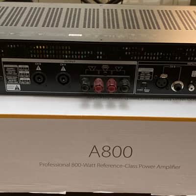 Behringer A800 2-Channel Reference Power Amplifier 2019 - Present - Black image 3