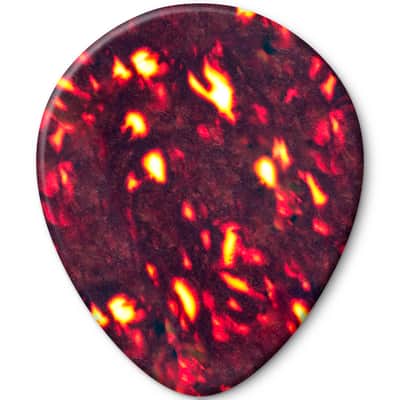 485P05TH Genuine Celluloid Teardrop Écaille Thin x12 Dunlop image 2