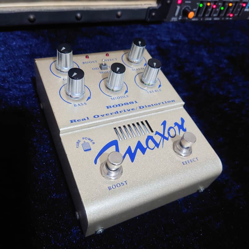 maxon ROD881 真空管内蔵エフェクター Maxon ROD-881 Real Tube Overdrive | Reverb
