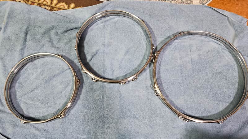 Pearl Masters Stainless Steel Hoops image 1