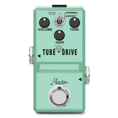 Rowin Tube Drive Overdrive Nano Pedal True Bypass, FREE PICKS + HOLDER+ FREE SHIP USA image 2