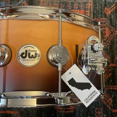 Mint DW Collectors Series Natural Tobacco W/Chrome 6.5x14” Maple Shell image 3