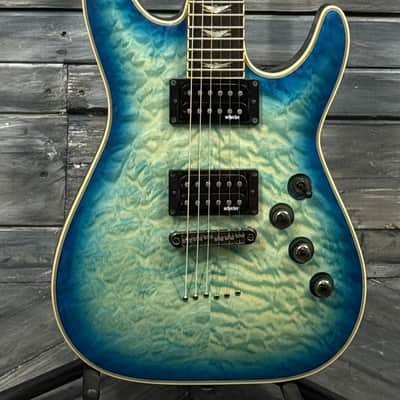 Schecter Omen Extreme-6 - Ocean Blue Burst image 1
