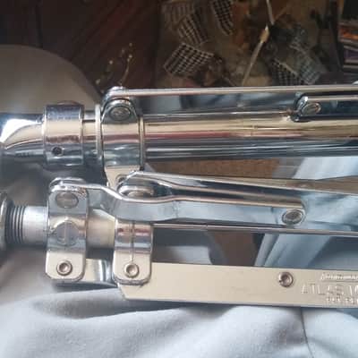 VINTAGE Ludwig Atlas SNARE STAND 60s 70s BEAUTIFUL SHAPE Rock Solid NO TARIFFS image 3