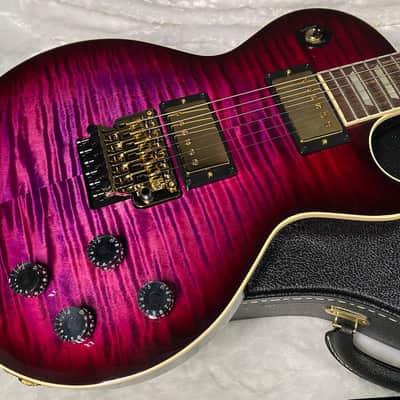 NEW! Gibson Custom Les Paul Axcess Standard Figured Top Floyd Rose Electric Guitar - Greatest Hits II - Authorized Dealer - Tri-Berry Burst - WOW! 8.45lbs - G07676 image 4