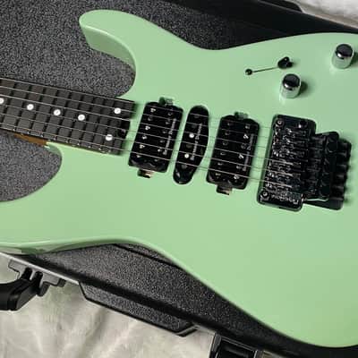 NEW ! Jackson Custom Shop Dinky HSH - Roasted Maple Neck & Ebony Fretboard - DK - Surf Green - Authorized Dealer - 8.1 lbs - G06853 image 8
