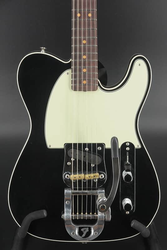 Fender 2025 Custom Shop 1963 Deluxe Closet Classic Custom Esquire - Black w/ Bigsby