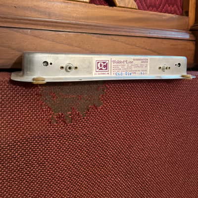 Folded Line Vintage Reverb Tank model 51. OC Electronics. SUNN, Kustom. 1960’s - Chrome image 1