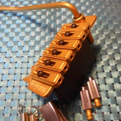 Wilkinson Lic by Gotoh VS-100N VS100N Tremolo Bridge Honed Gold image 4