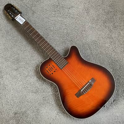 40 Inc Classical Electric Guitar, Spruce Veneer Top Body, Mahogany Neck image 2