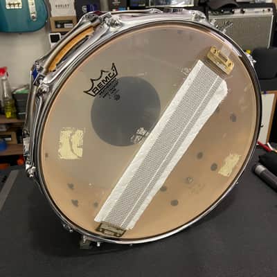 Pork Pie 6x14 10-Lug Snare (2008) Natural Curly Maple image 14