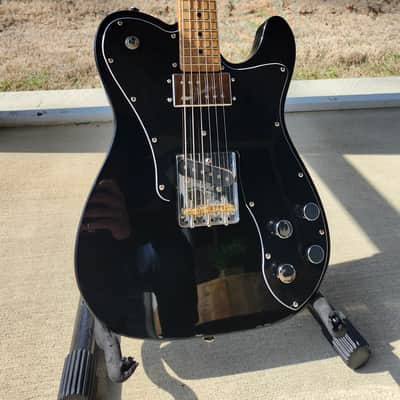 Custom Built T-style '72 Custom Tele Custom Early 2020s - Black image 2