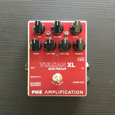 Pike Amplification Vulcan XL Bass Preamp & Overdrive | Reverb