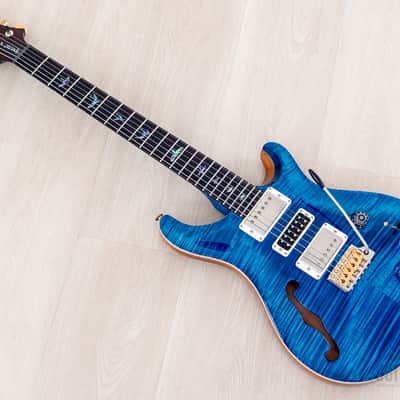 2023 Paul Reed Smith Wood Library Special 22 Semi-Hollow 10 Top Aquamarine w/ Case, Tags image 10