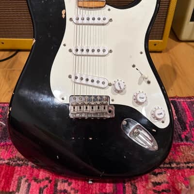Price to Sell! Stratocaster “1954” replica: Fender American vintage ‘56 ri AVRI body/Klein epic 1954 replica pups/ thick highly figured reliced Musikraft neck/ early 50’s replica pups covers and knobs image 3