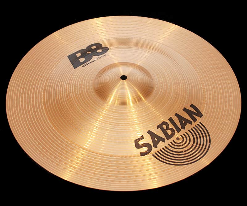 Sabian B8 18" Chinese Cymbal - NOS China - Made in Canada image 1