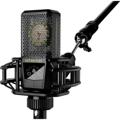 Lewitt LCT 441 FLEX Large Diaphragm Condenser Microphone with Microphone Pop Filter & StreamEye Cans50 Professional Studio Headphones image 2
