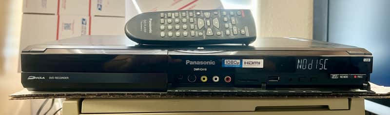 Panasonic DMR-EA18 HDMI 1080P DVD Recorder/Player w/ Remote; Tested (SEE VIDEO) image 1