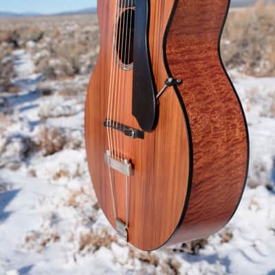 Wide Sky Guitars: PL1, a Gibson L1 replica, 2018 Antique Natural image 4