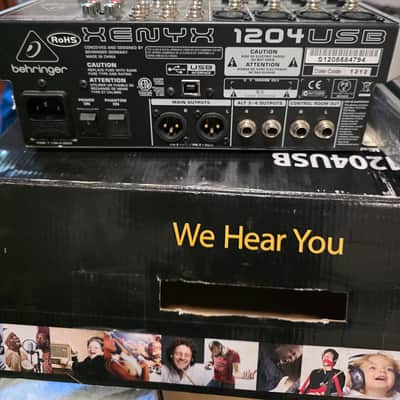 Behringer 1204USB 12-Input 2-Bus Mixer XENYX EQ 2016 - Present - Standard image 2