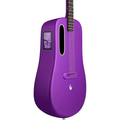 LAVA MUSIC LAVA ME 4 Carbon Fiber 38" Acoustic-Electric Guitar With Airflow Bag - Regular Purple image 6