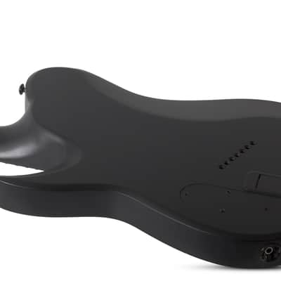 Schecter PT-7 MS Black Ops 7-String Electric Guitar Satin Black Open Pore + Case BRAND NEW image 2