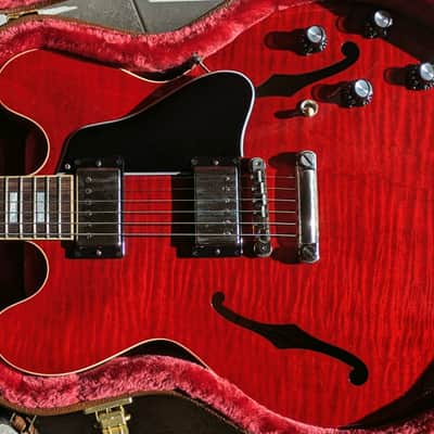 2022 Gibson ES-335 Figured Semi-Hollow with Block Inlays - Cherry image 4