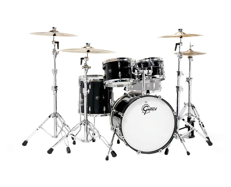 Gretsch Drums Renown 4-Piece Shell Pack w/20" Kick - Piano Black image 1