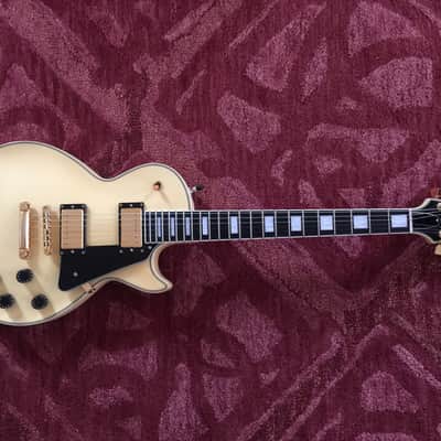 Edwards ESP Vintage Les Paul Randy Rhoads Cream Les Paul 2008 Cream White image 11