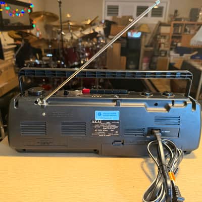 Vintage Akai AJ-208 Boombox AM/FM Stereo Radio Cassette Recorder Tested X Rare🔥 image 7