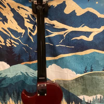 Vintage Talent Les Paul Jr.-Style Guitar – Rare Gibson Baldwin Era Sunburst Beauty (Hardcase Included) image 6