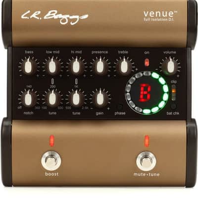 LR Baggs Venue DI Acoustic Guitar Preamp/DI/EQ/Tuner Pedal image 2