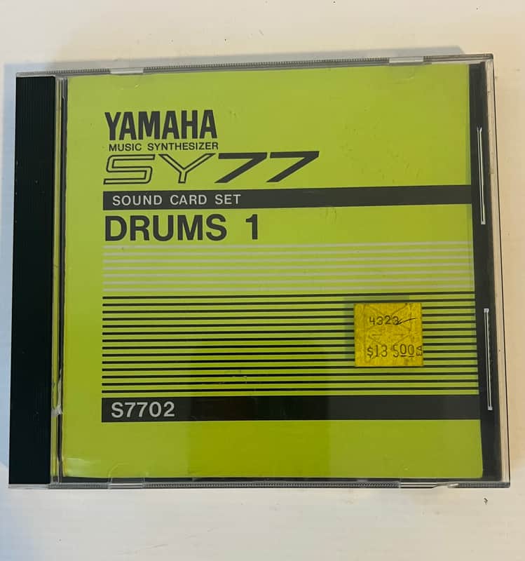 Yamaha SY77 Drums1 s7702 sound card set image 1