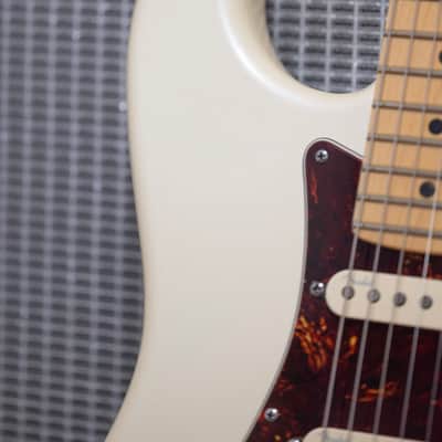 2013 Fender USA American Deluxe Stratocaster Neck - in Olympic Pearl White image 9