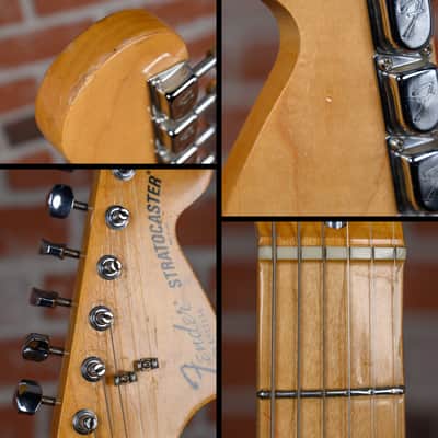 Fender Stratocaster Hardtail Black 1979 w/Hard Shell Case image 13