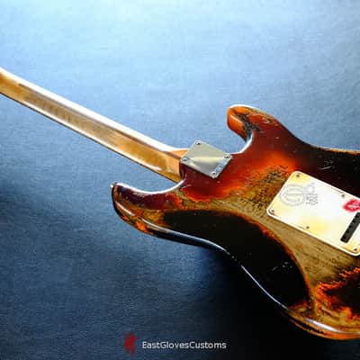Fender Stratocaster 60th Anniversary Orange Heavy Aged Relic image 9