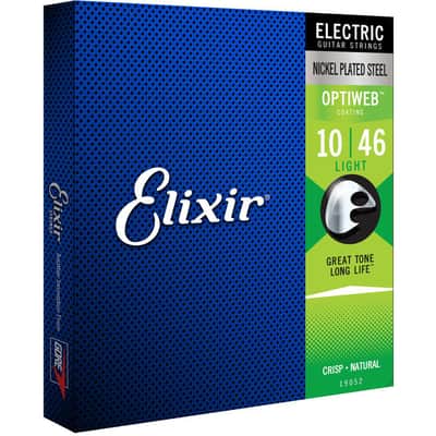 Elixir Optiweb Nickel Electric Guitar Strings 10-46 image 5