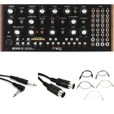 Moog Mother-32 Module with 1/4-inch Cables and MIDI Cables image 2