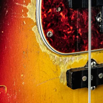 1966 Fender Precision Bass sunburst image 9
