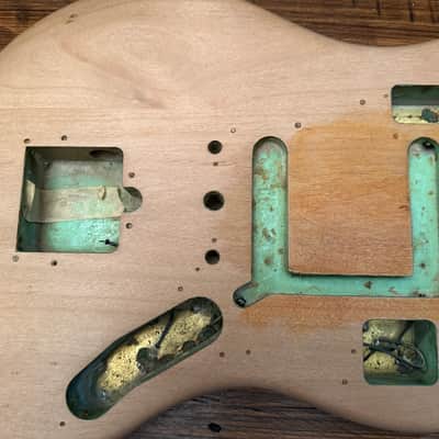 Fender Jaguar AVRI Body, stripped to smooth finish, originally surf green 2003 image 3