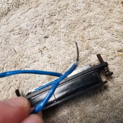 Joe Barden S Deluxe Strat pickups set of 3 1990's blue leads image 9