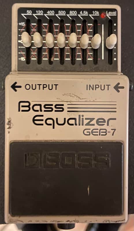 Boss GEB-7 Bass Equalizer (Silver Label) 1995 - Present - Gray image 1