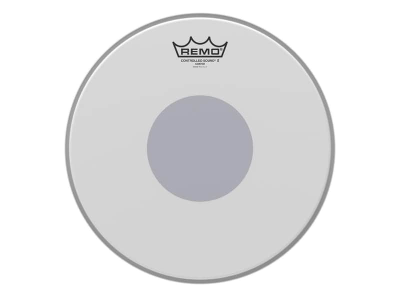 Remo Remo Controlled Sound X Coated Black Dot Snare Drum Head 12" image 1
