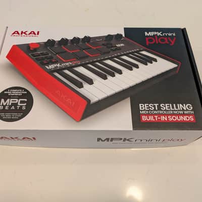 Akai Professional MPK Mini Play MK3 - MIDI Keyboard Controller with Built-in Speaker
