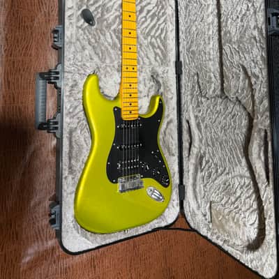Fender American Ultra II Stratocaster HSS with Maple Fretboard - Solar Flare image 1