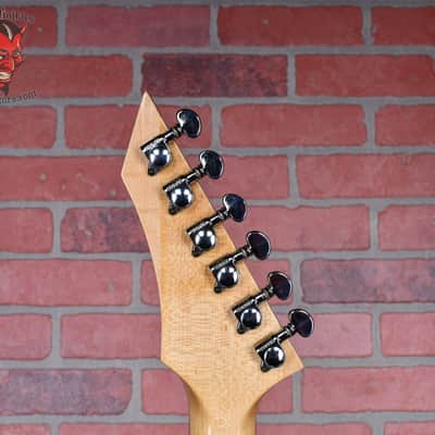 B.C. Rich USA Custom Explorer One Off  Natural 1986 w/ Fitted Hardshell Case image 10